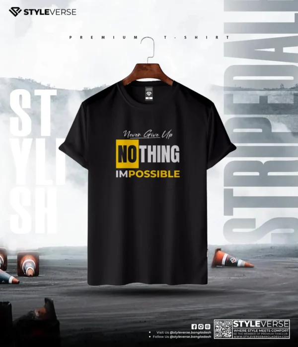 Premium Summer T-shirt - SVBT-10 (Black)