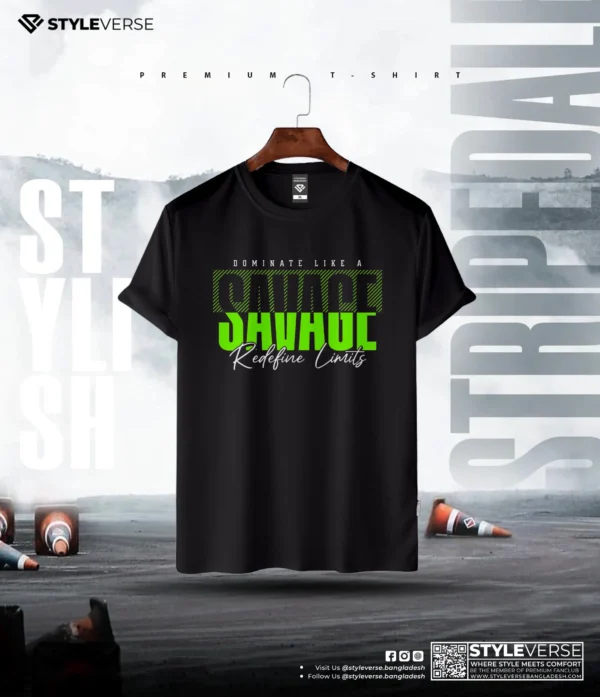 Premium Summer T-shirt - SVBT-12 (Black)