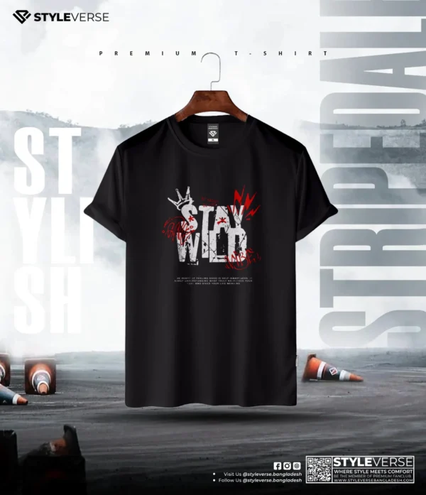 Premium Summer T-shirt - SVBT-6 (Black)